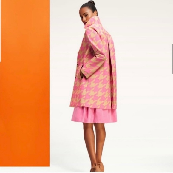 Isaac Mizrahi x Target Houndstooth Coat - Picture 2 of 10